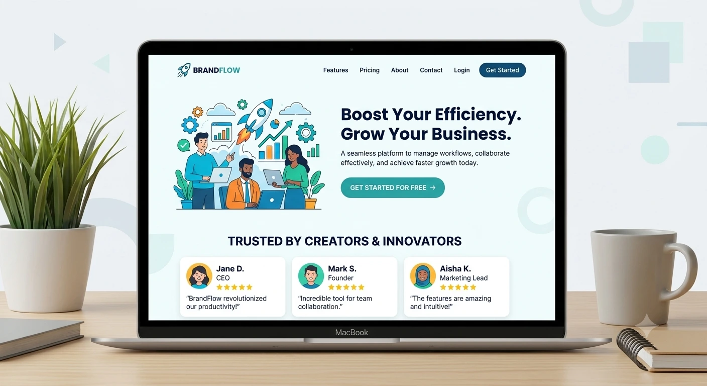 Jasa Pembuatan Landing Page Custom untuk Konversi